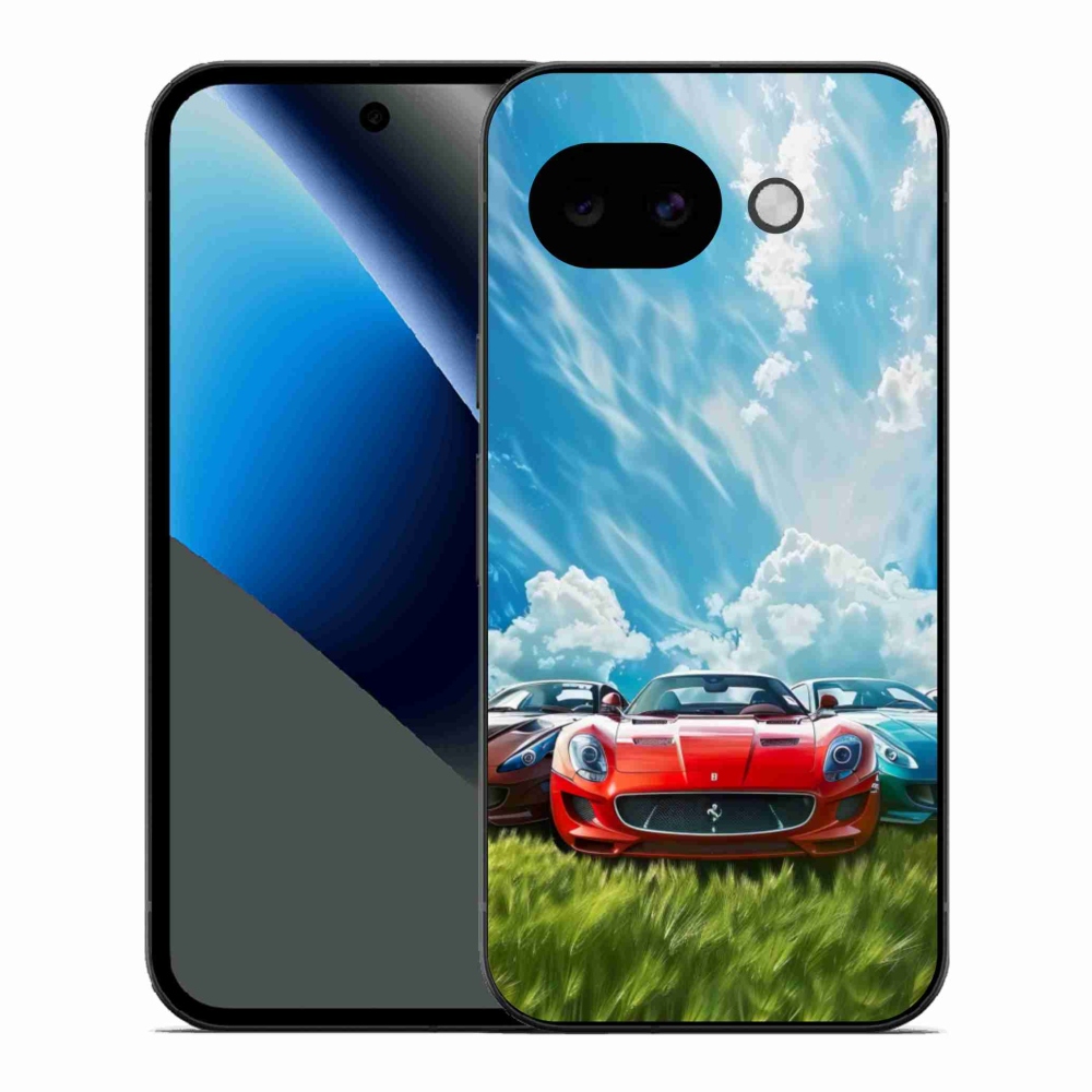 Gelový kryt mmCase na Google Pixel 10a - sportovní vozy