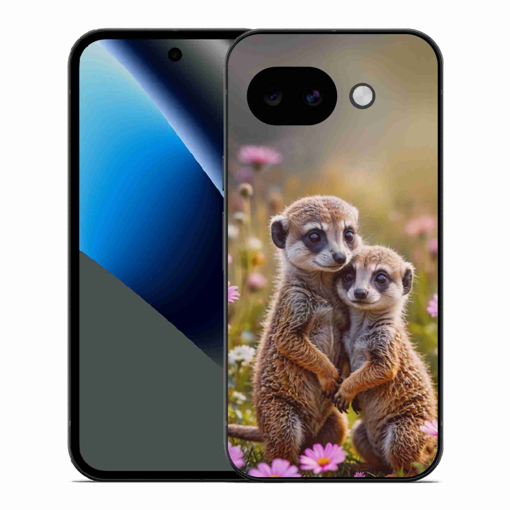 Gelový kryt mmCase na Google Pixel 10a - surikatí duo