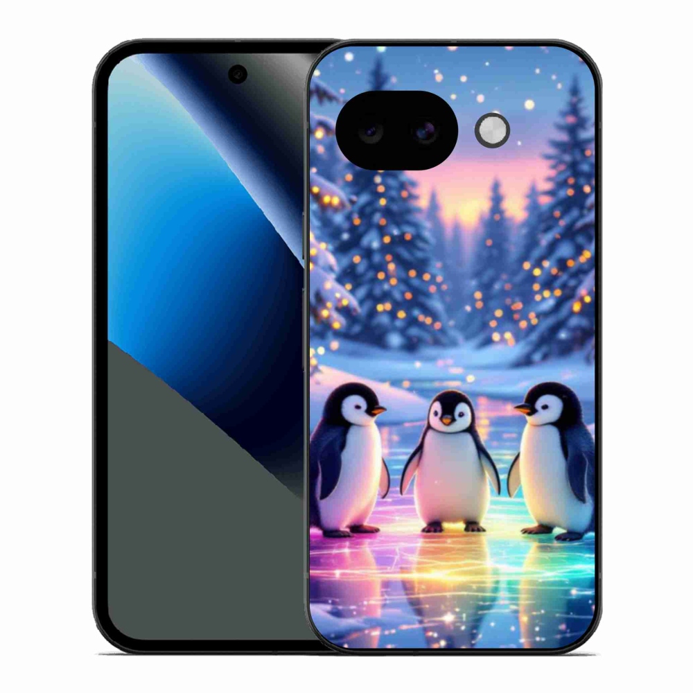 Gelový kryt mmCase na Google Pixel 10a - tučnáci