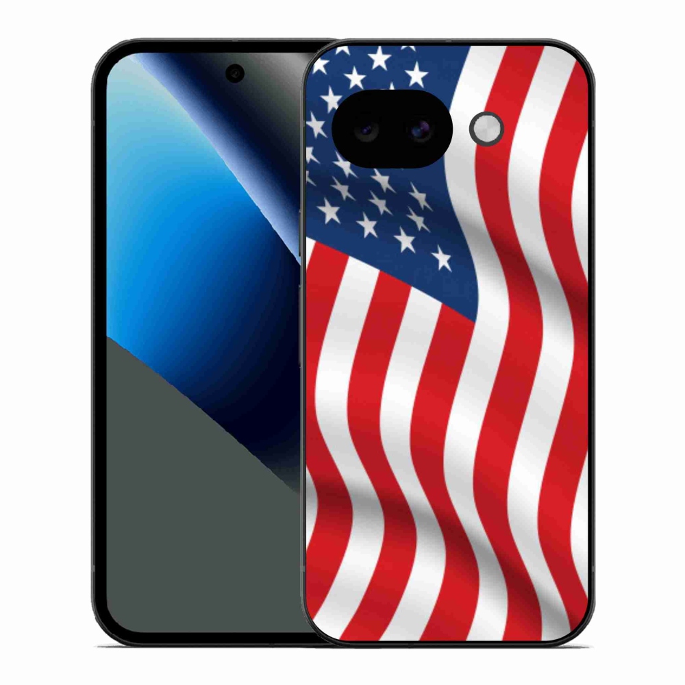 Gelový kryt mmCase na Google Pixel 10a - USA vlajka