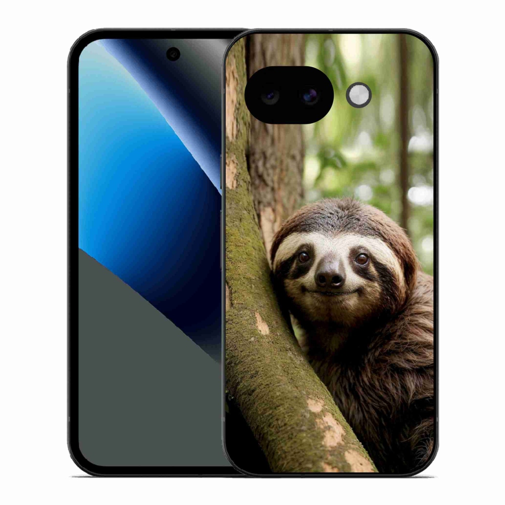 Gelový kryt mmCase na Google Pixel 10a - usměvavý lenochod