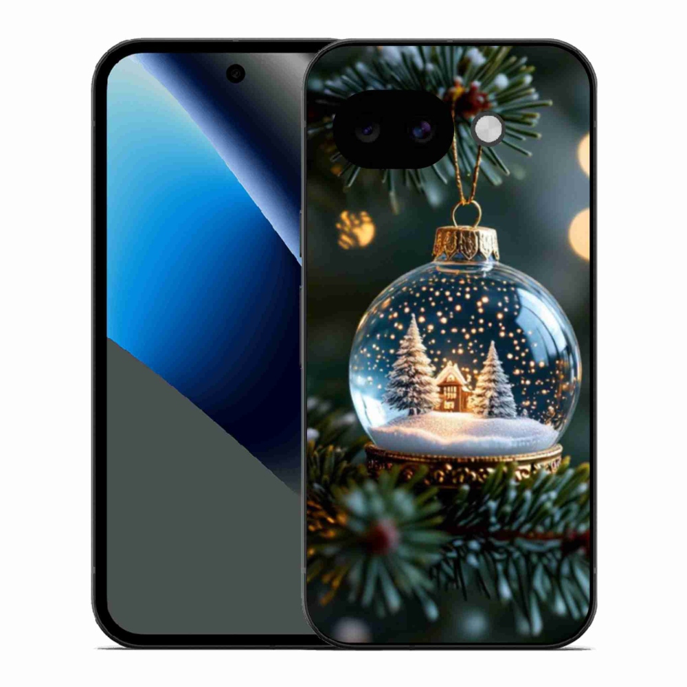 Gelový kryt mmCase na Google Pixel 10a - vánoční koule 2