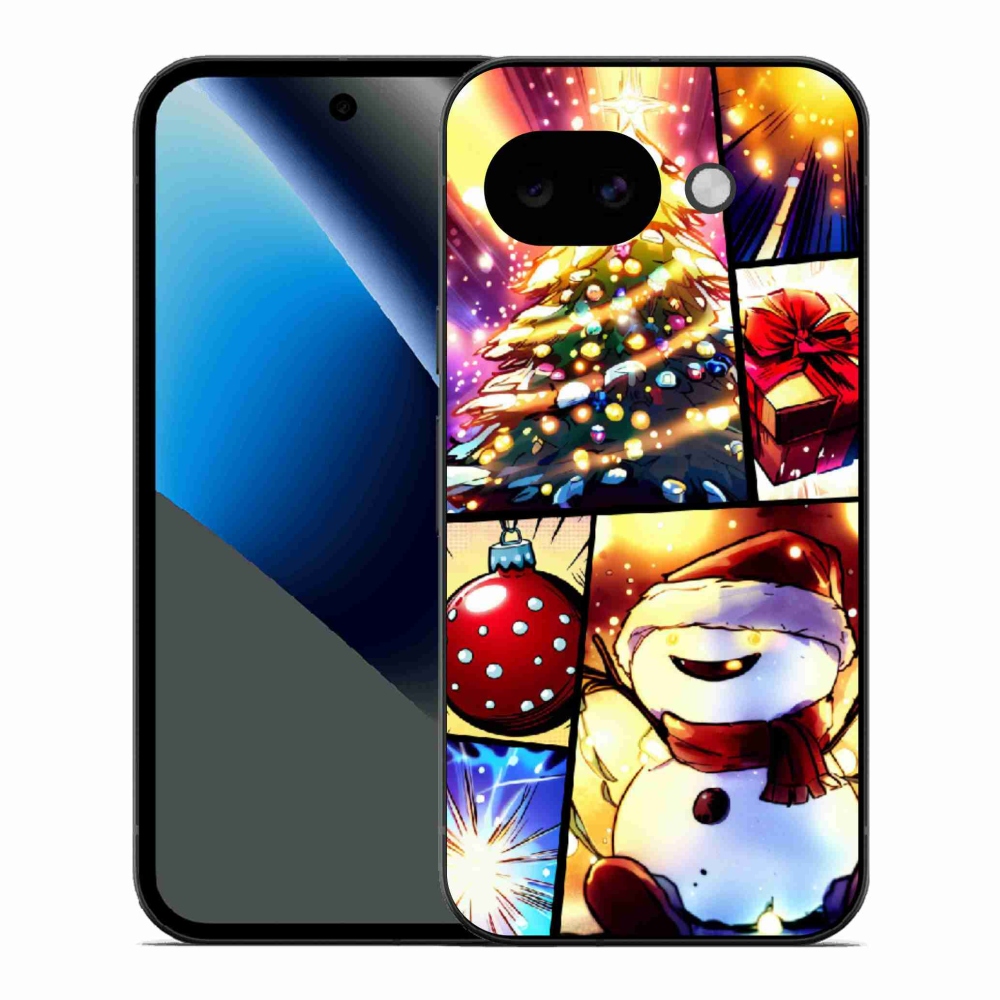 Gelový kryt mmCase na Google Pixel 10a - vánoční motivy 1