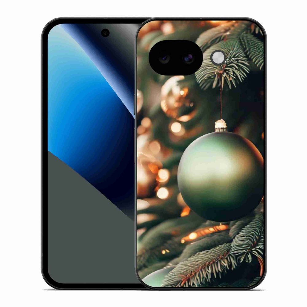 Gelový kryt mmCase na Google Pixel 10a - vánoční ozdoby 1