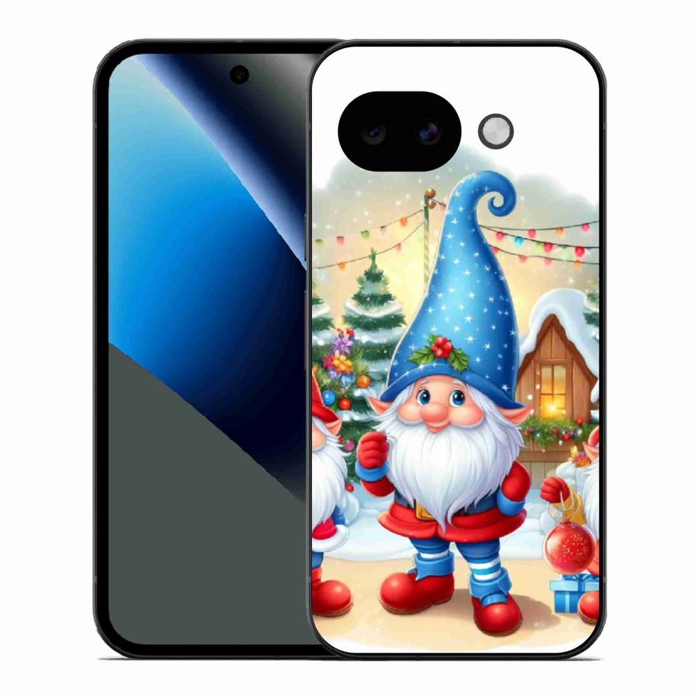 Gelový kryt mmCase na Google Pixel 10a - vánoční skřítci