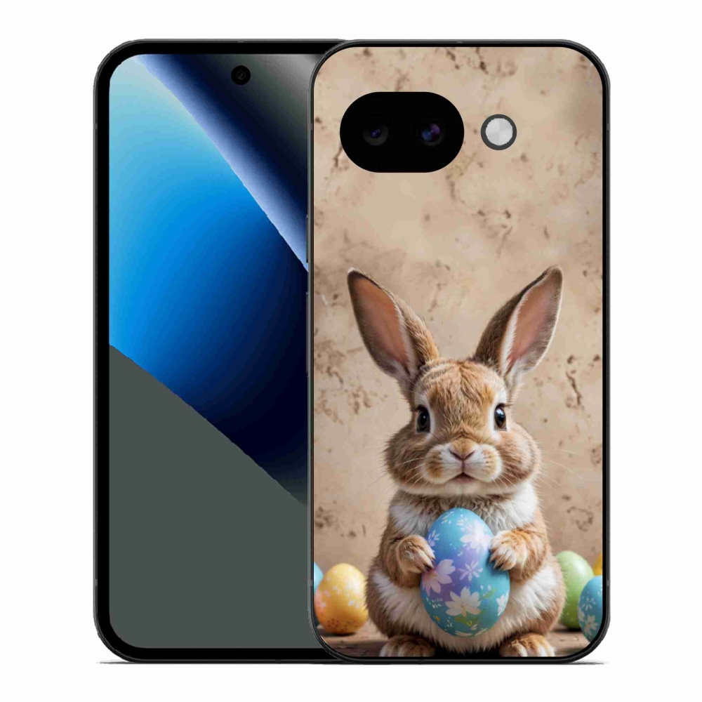 Gelový kryt mmCase na Google Pixel 10a - velikonoční králíček