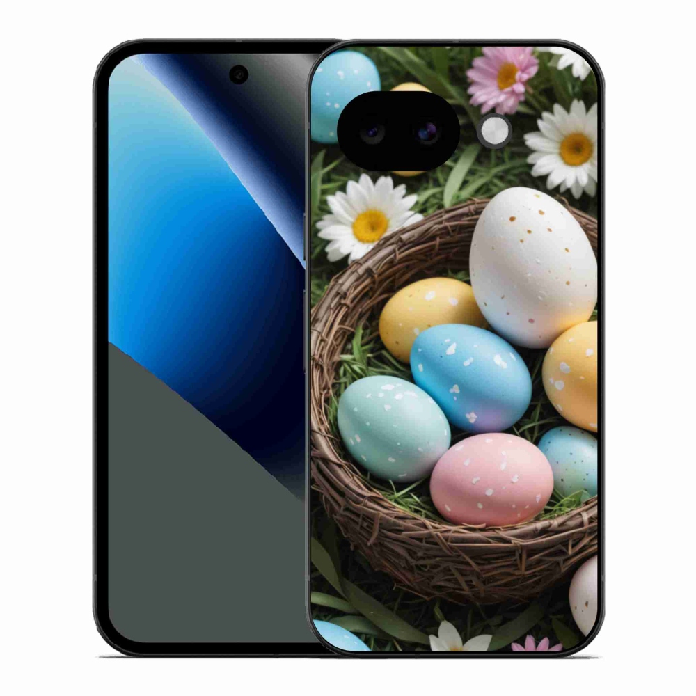 Gelový kryt mmCase na Google Pixel 10a - velikonoční vajíčka 2