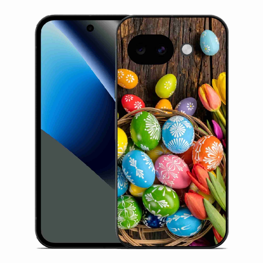 Gelový kryt mmCase na Google Pixel 10a - velikonoční vajíčka