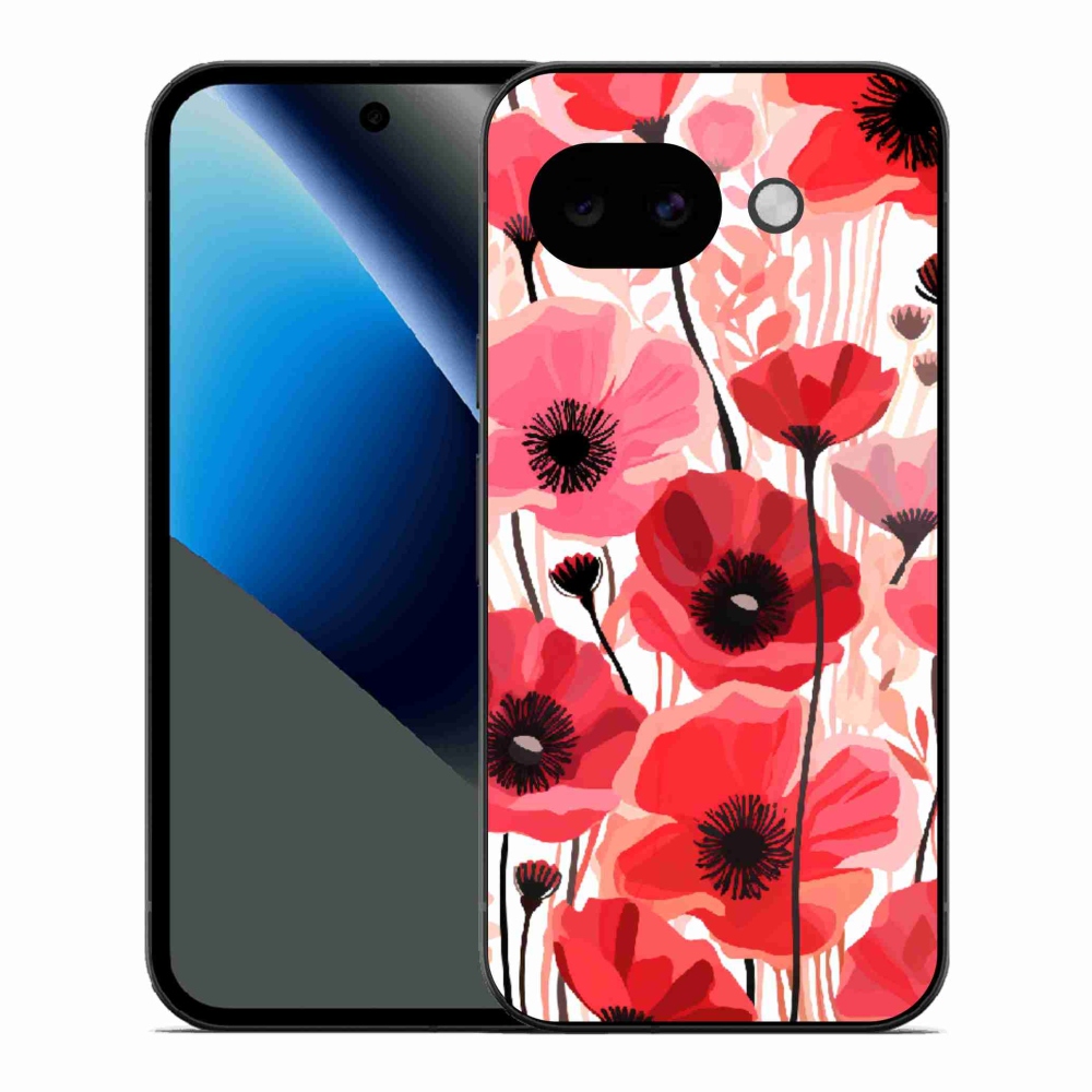 Gelový kryt mmCase na Google Pixel 10a - vlčí mák 1