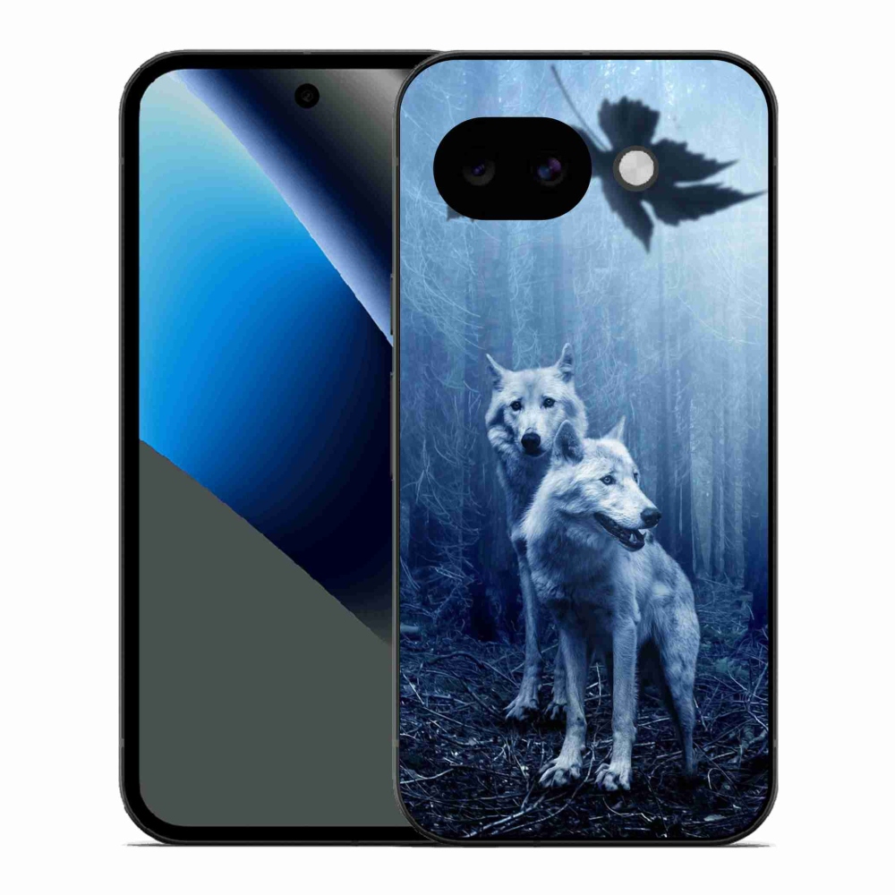 Gelový kryt mmCase na Google Pixel 10a - vlci v lese