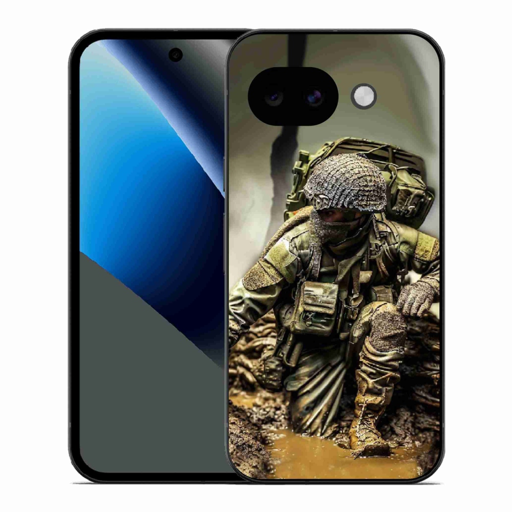 Gelový kryt mmCase na Google Pixel 10a - voják