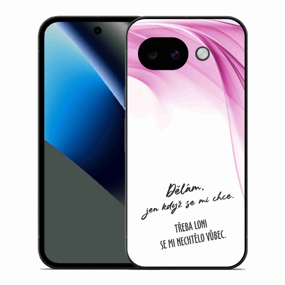 Gelový kryt mmCase na Google Pixel 10a - vtipný text 12 bílé pozadí