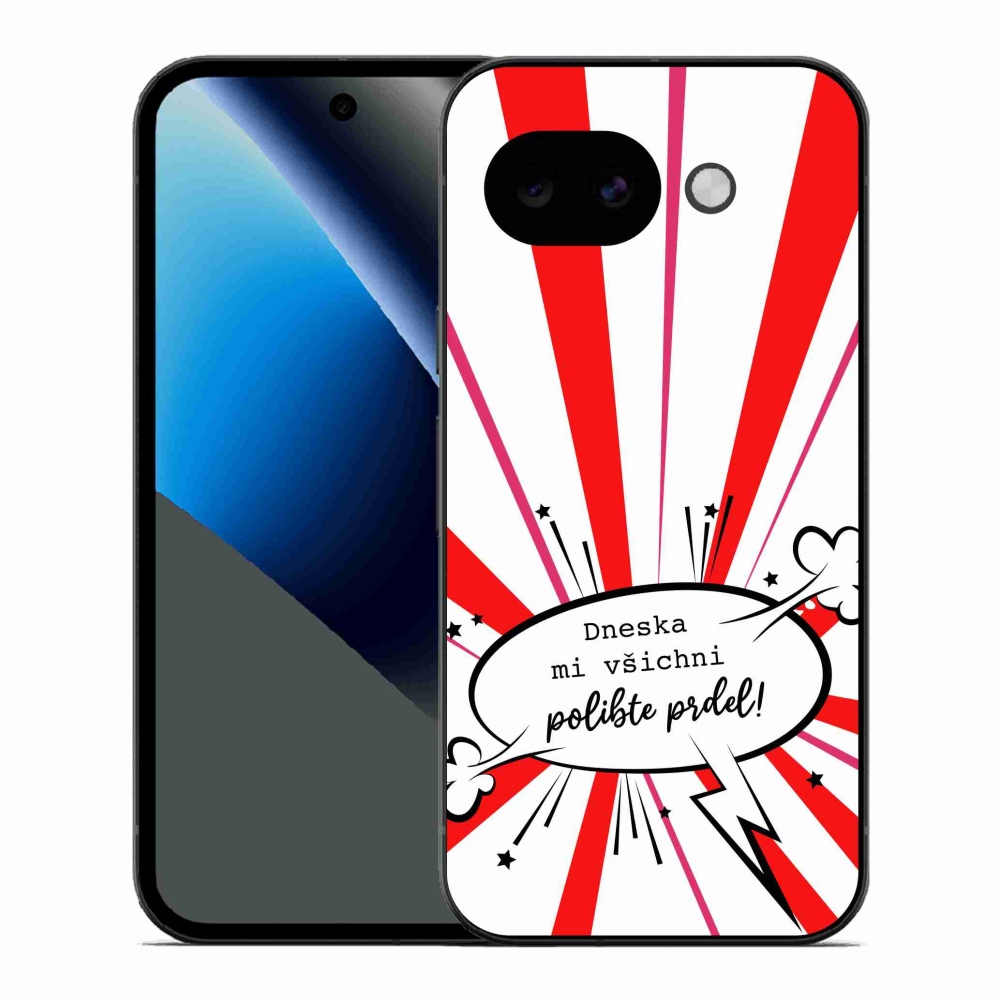 Gelový kryt mmCase na Google Pixel 10a - vtipný text 15 bílé pozadí