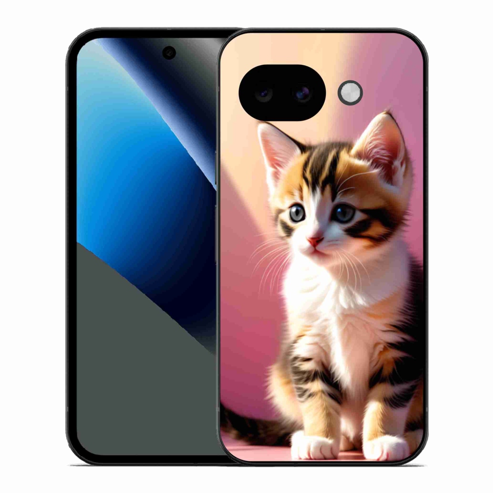 Gelový kryt mmCase na Google Pixel 10a - zvědavé kotě 2