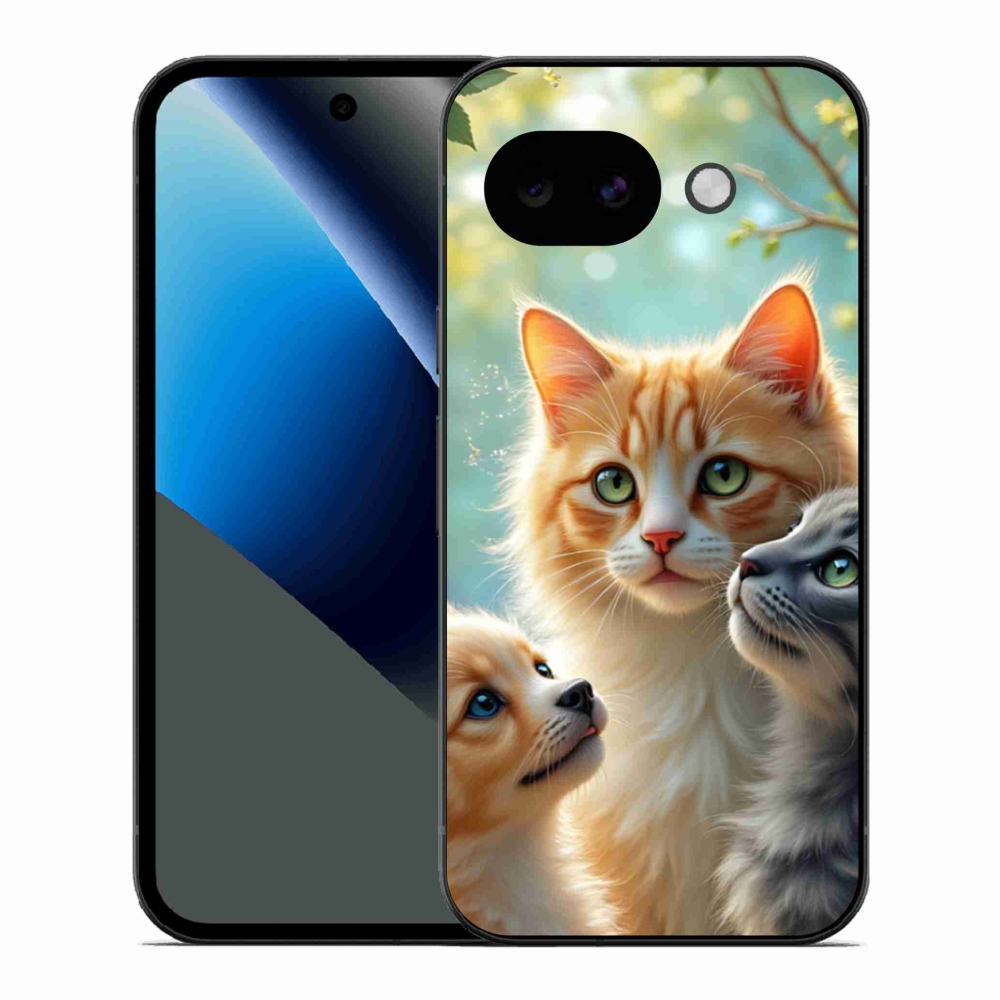 Gelový kryt mmCase na Google Pixel 10a - zvířecí přátelství 2