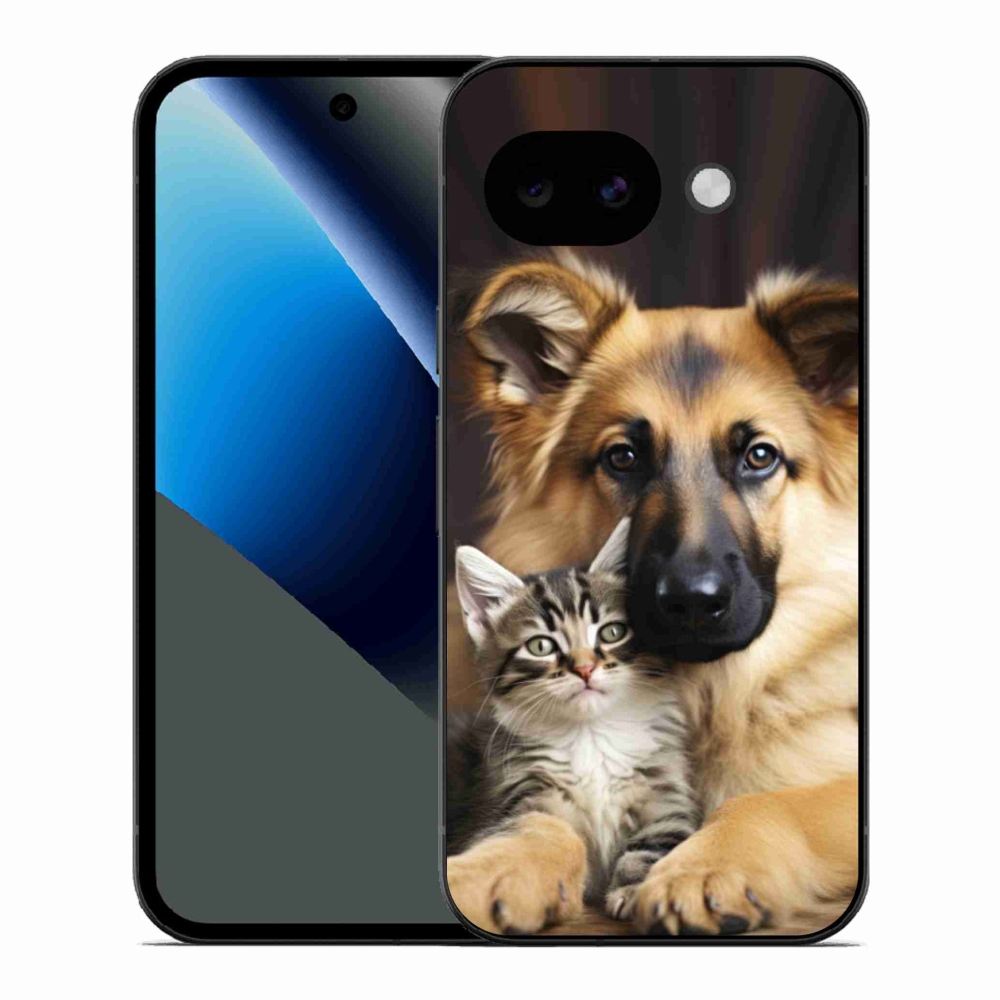 Gelový kryt mmCase na Google Pixel 10a - zvířecí přátelství