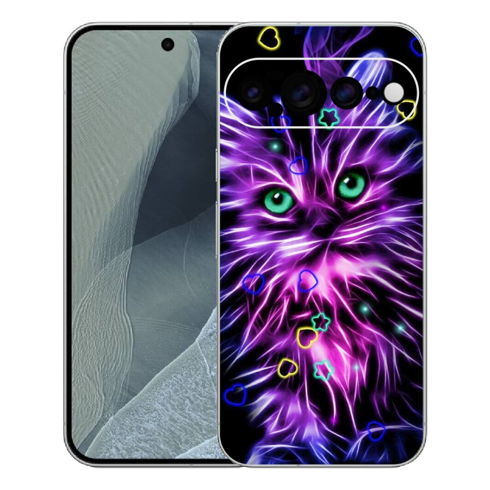 Gelový kryt mmCase na Google Pixel 11 Pro XL - abstraktní kočka