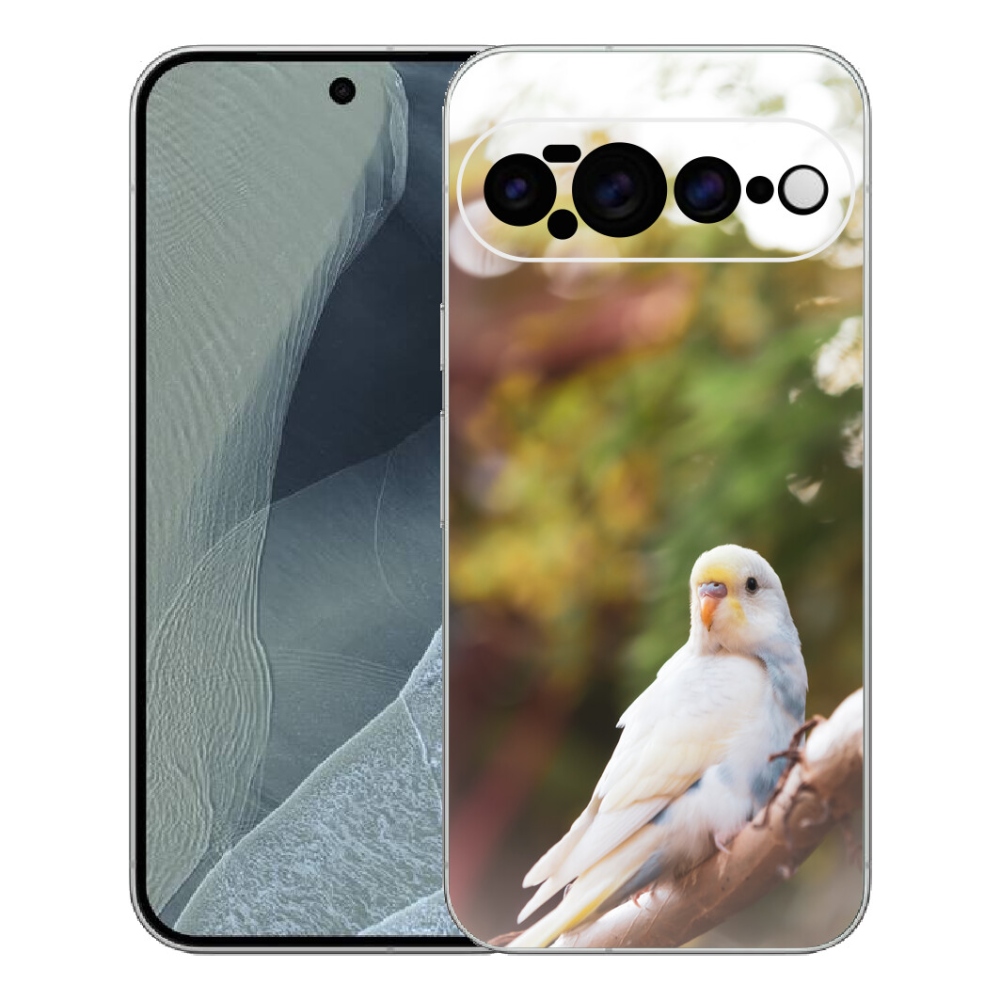 Gelový kryt mmCase na Google Pixel 11 Pro XL - andulka bílá
