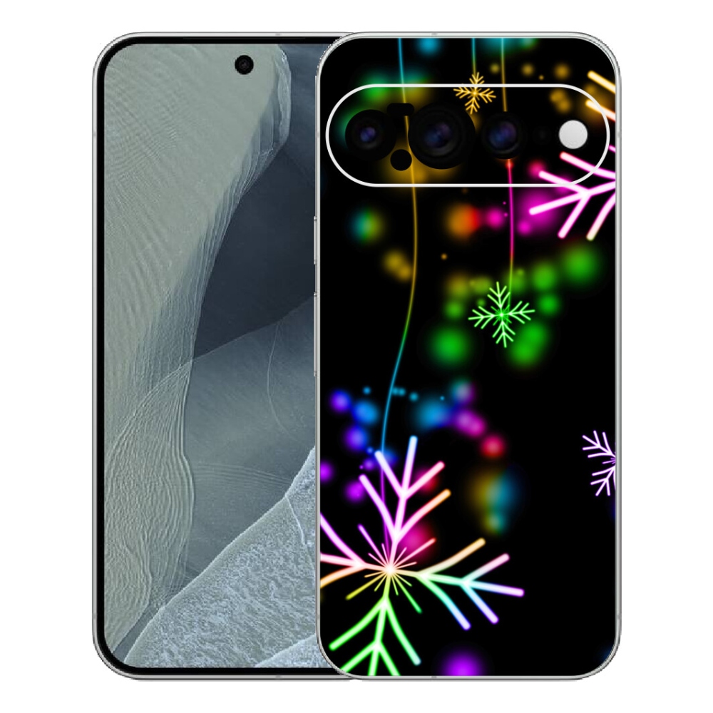 Gelový kryt mmCase na Google Pixel 11 Pro XL - barevné vločky