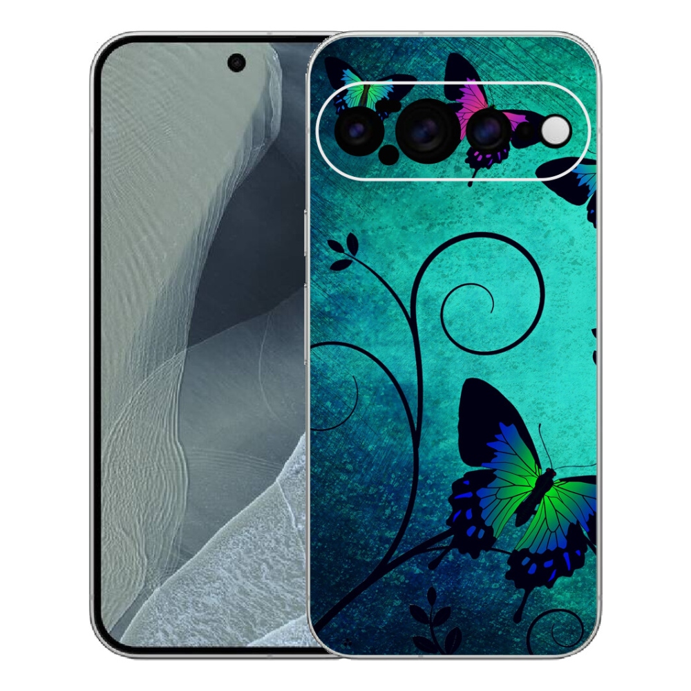 Gelový kryt mmCase na Google Pixel 11 Pro XL - barevní motýli