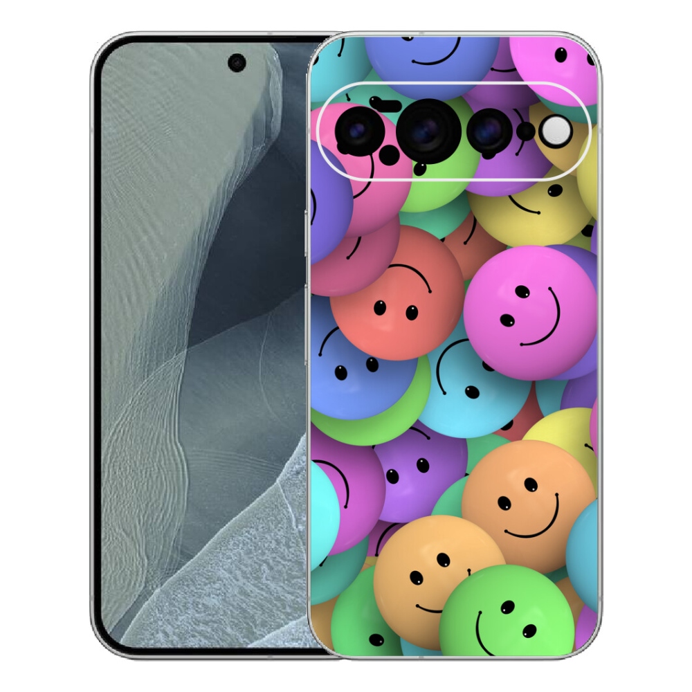 Gelový kryt mmCase na Google Pixel 11 Pro XL - barevní smajlíci