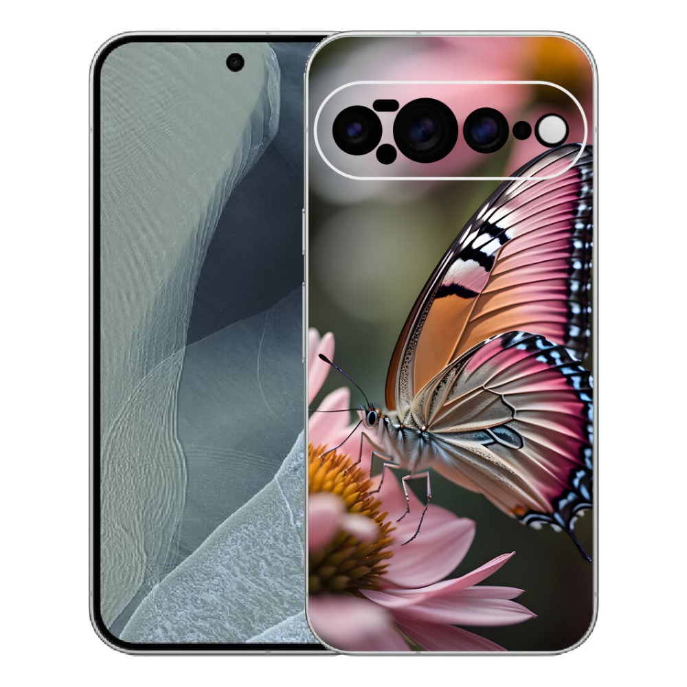Gelový kryt mmCase na Google Pixel 11 Pro XL - barevný motýl