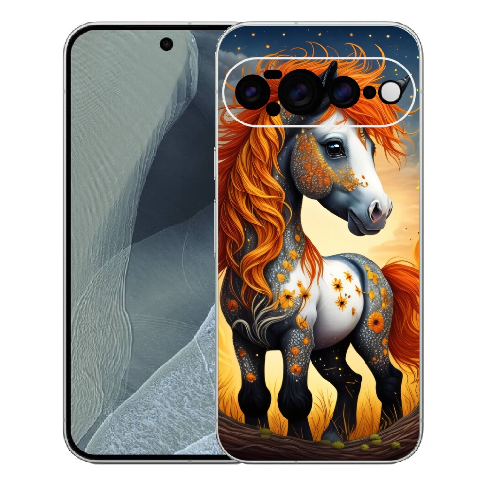 Gelový kryt mmCase na Google Pixel 11 Pro XL - barevný poník