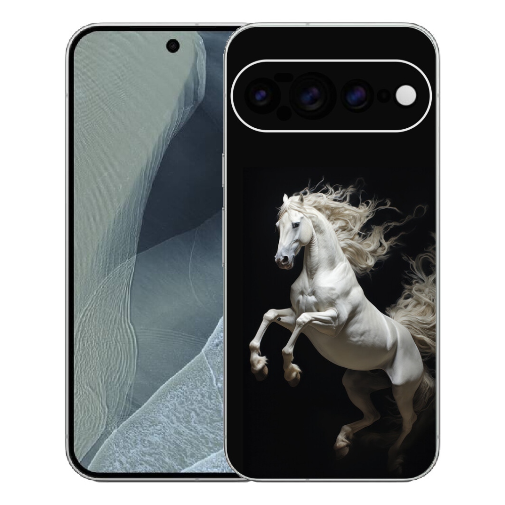 Gelový kryt mmCase na Google Pixel 11 Pro XL - bílý kůň 4