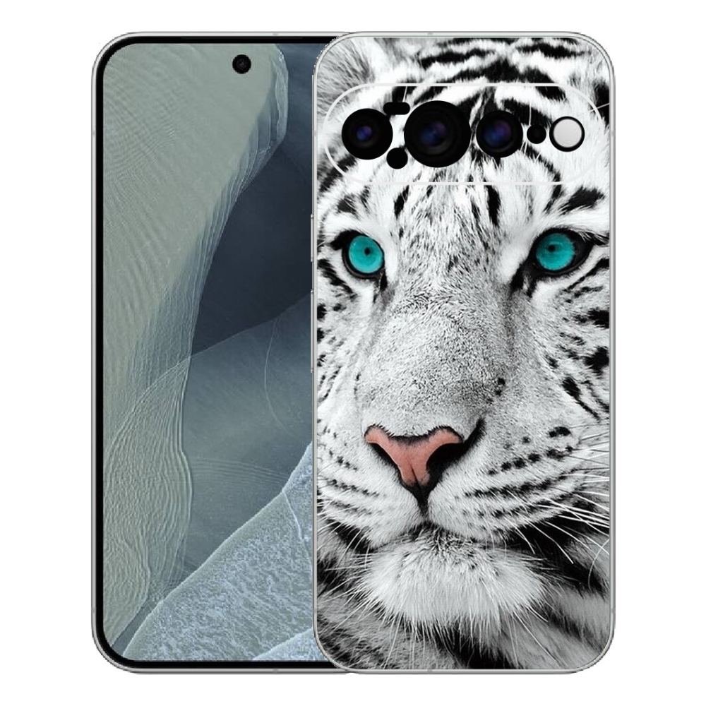Gelový kryt mmCase na Google Pixel 11 Pro XL - bílý tygr