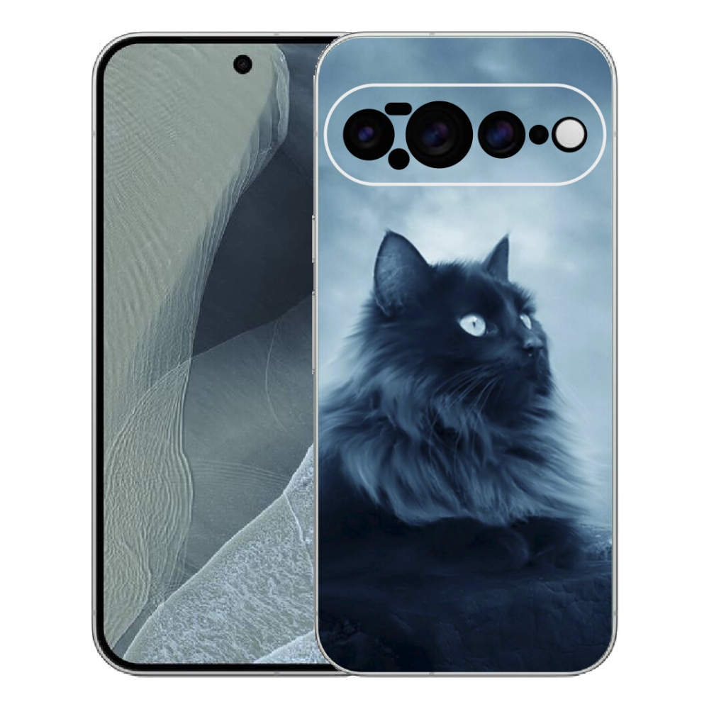 Gelový kryt mmCase na Google Pixel 11 Pro XL - černá kočka 1