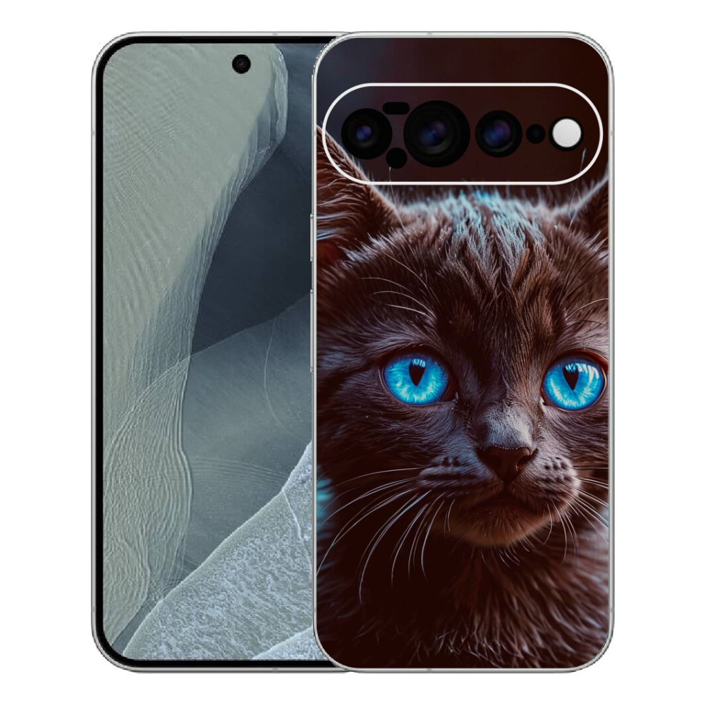 Gelový kryt mmCase na Google Pixel 11 Pro XL - černé kotě 2