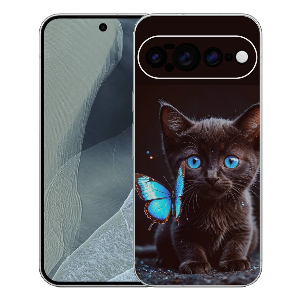 Gelový kryt mmCase na Google Pixel 11 Pro XL - černé kotě 3