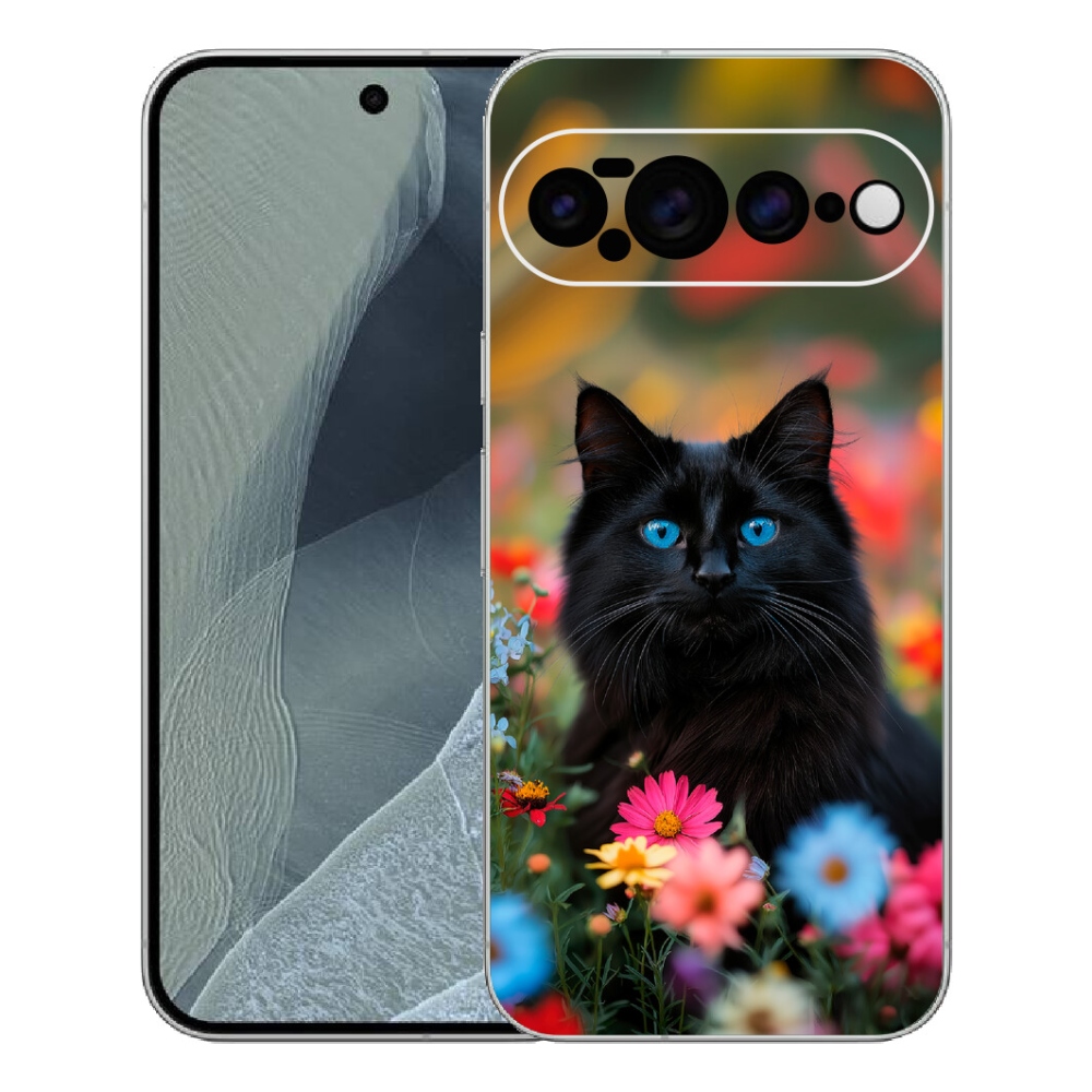Gelový kryt mmCase na Google Pixel 11 Pro XL - černé kotě 4
