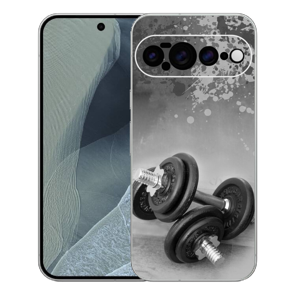 Gelový kryt mmCase na Google Pixel 11 Pro XL - činky 1