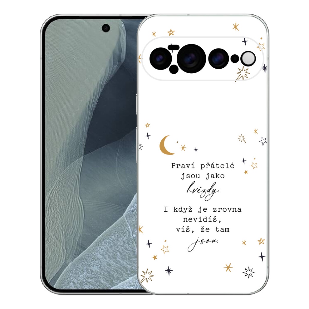 Gelový kryt mmCase na Google Pixel 11 Pro XL - citát 6 bílé pozadí