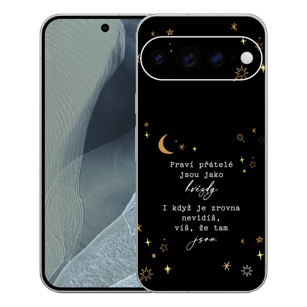 Gelový kryt mmCase na Google Pixel 11 Pro XL - citát 6 černé pozadí