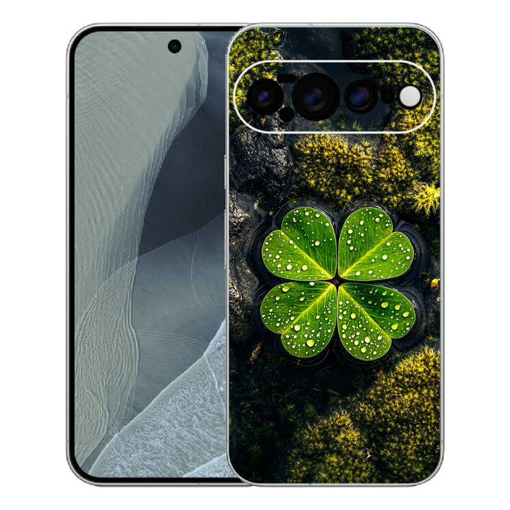 Gelový kryt mmCase na Google Pixel 11 Pro XL - čtyřlístek