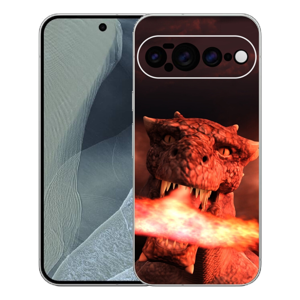 Gelový kryt mmCase na Google Pixel 11 Pro XL - drak