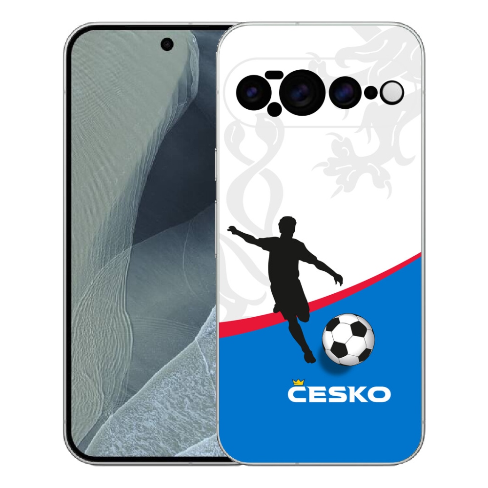 Gelový kryt mmCase na Google Pixel 11 Pro XL - fotbal Česko 1