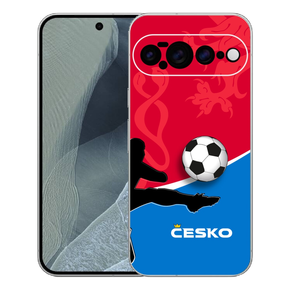 Gelový kryt mmCase na Google Pixel 11 Pro XL - fotbal Česko 2