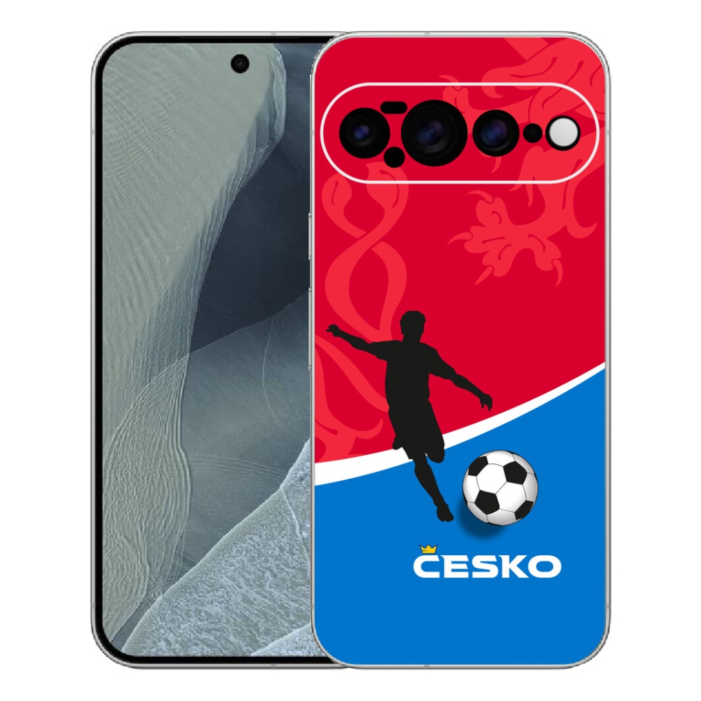 Gelový kryt mmCase na Google Pixel 11 Pro XL - fotbal Česko