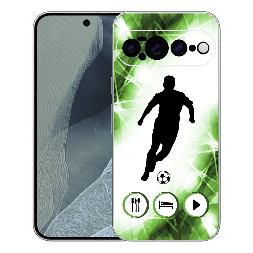 Gelový kryt mmCase na Google Pixel 11 Pro XL - fotbalista