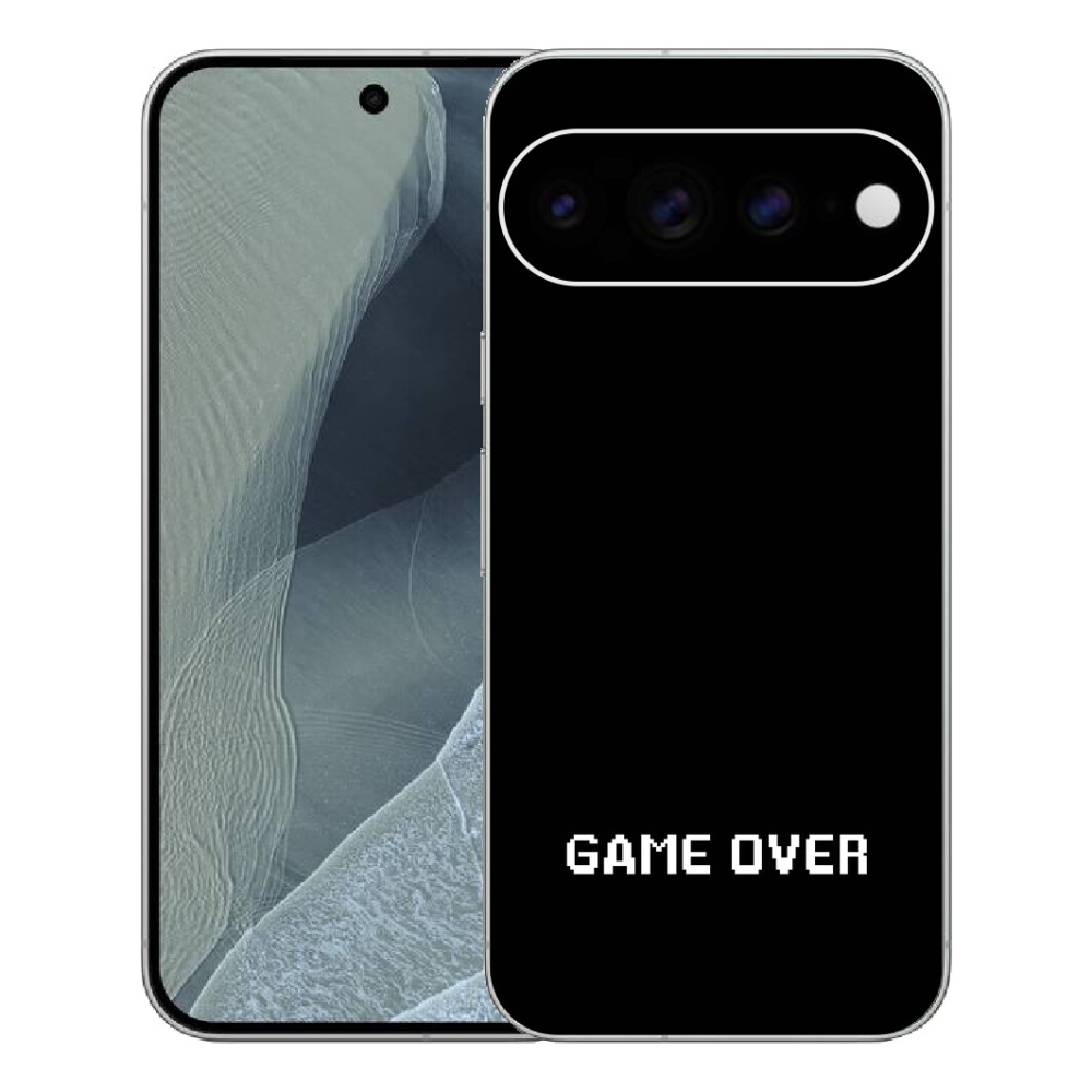 Gelový kryt mmCase na Google Pixel 11 Pro XL - game over černé pozadí