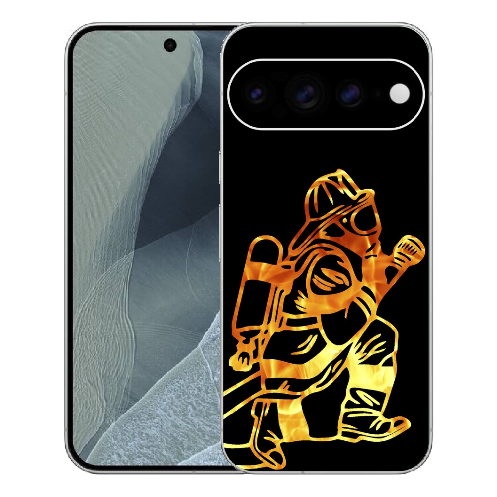Gelový kryt mmCase na Google Pixel 11 Pro XL - hasič 1