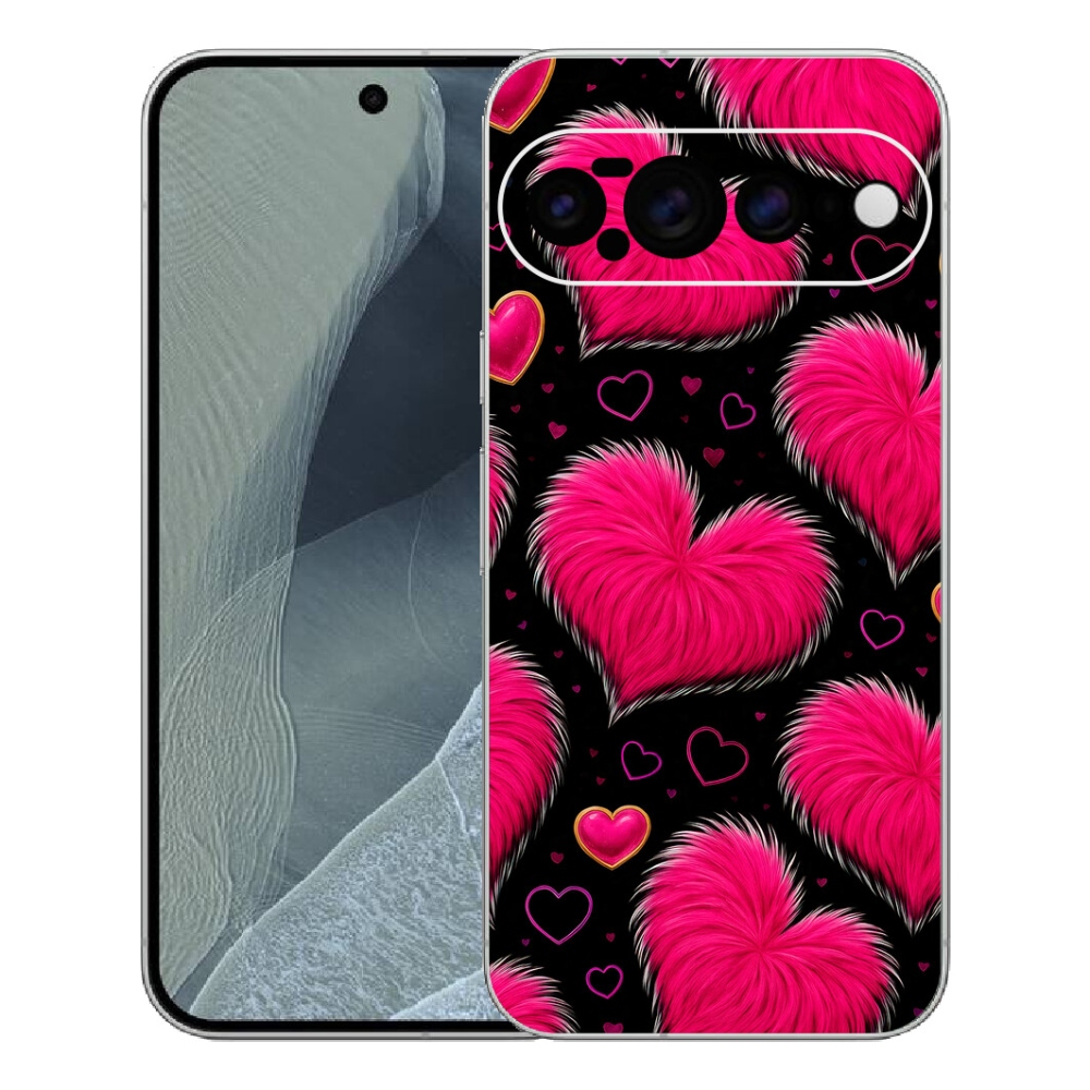 Gelový kryt mmCase na Google Pixel 11 Pro XL - hebká srdce