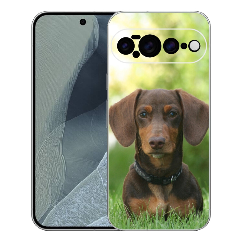Gelový kryt mmCase na Google Pixel 11 Pro XL - hnědý jezevčík