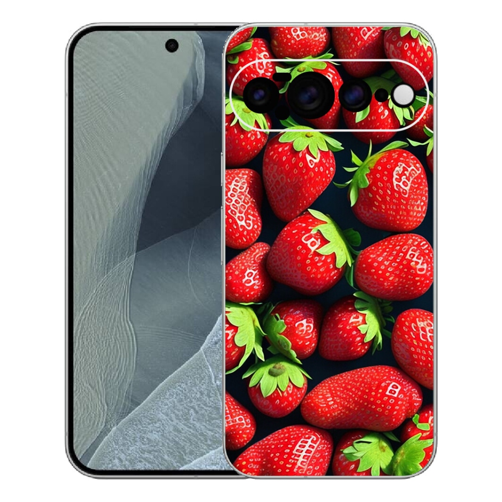 Gelový kryt mmCase na Google Pixel 11 Pro XL - jahody