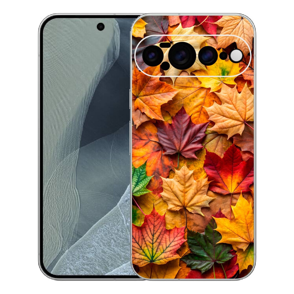 Gelový kryt mmCase na Google Pixel 11 Pro XL - javorové listy 2