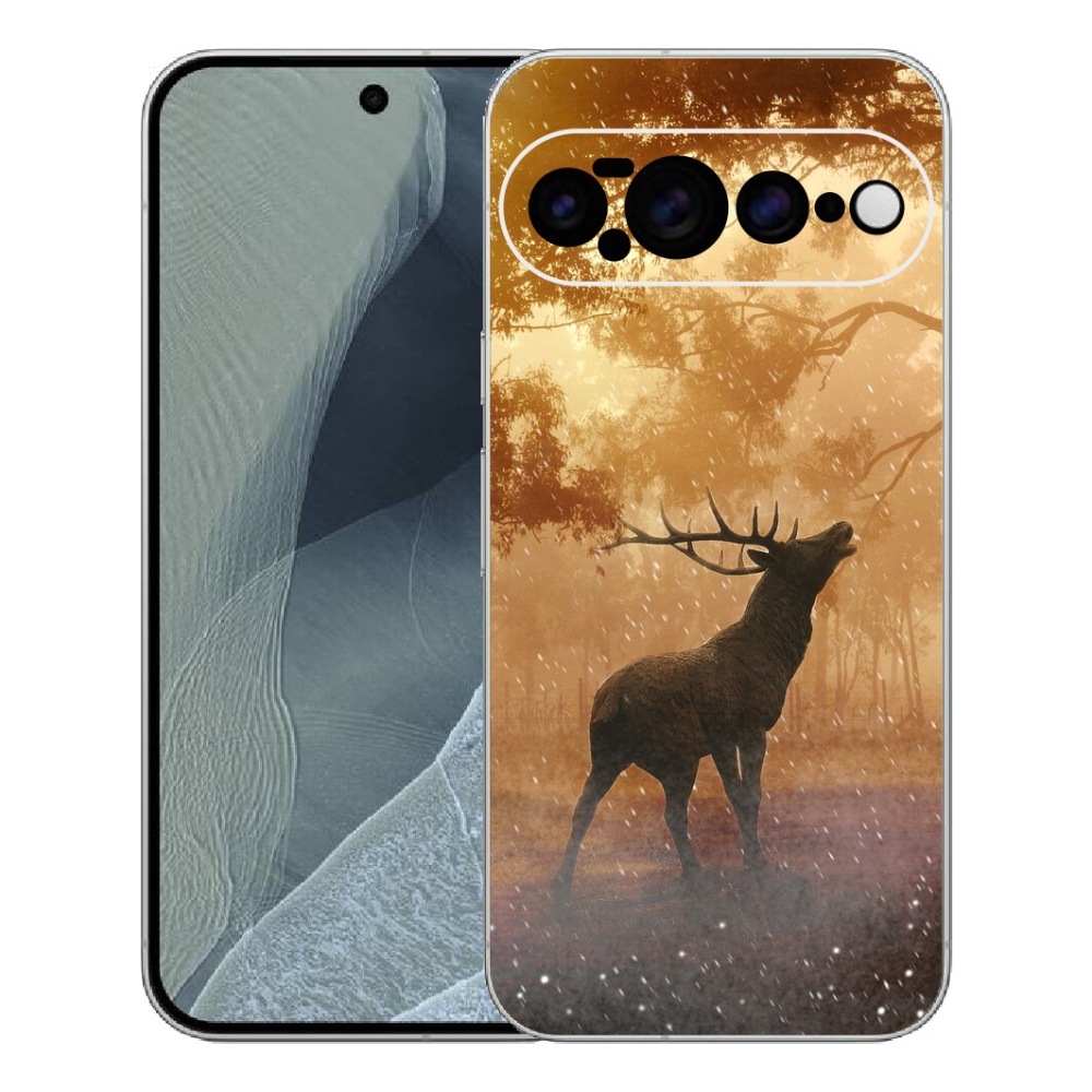 Gelový kryt mmCase na Google Pixel 11 Pro XL - jelen v říji