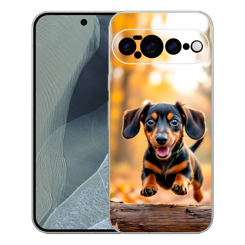 Gelový kryt mmCase na Google Pixel 11 Pro XL - jezevčík 2